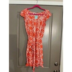 Escapada Cap Sleeve Kristen Dress in Coral Love Sz M NWT